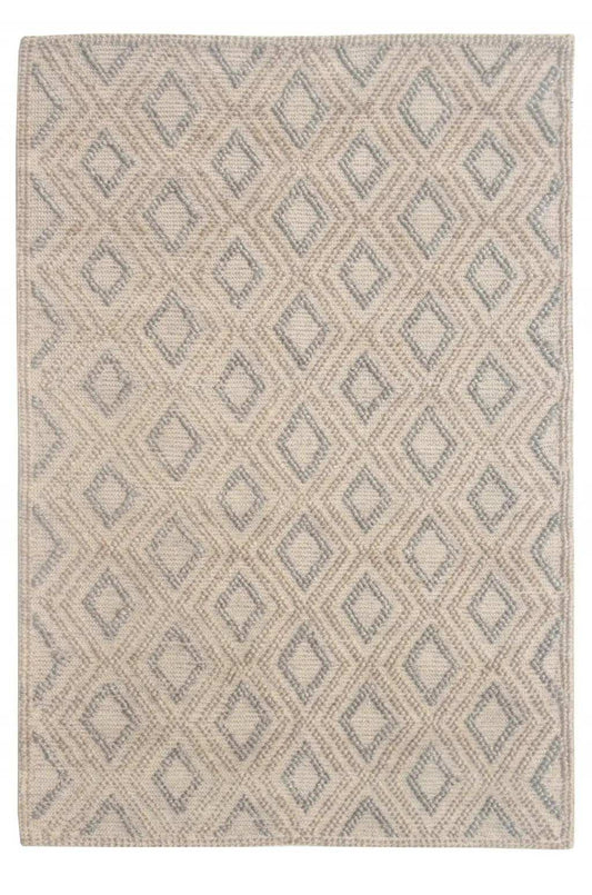 6' X 9' Natural Geometric Handmade Area Rug - Homeroots - Flyclothing LLC