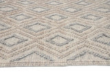8' X 11' Natural Geometric Handmade Area Rug - Homeroots - Flyclothing LLC