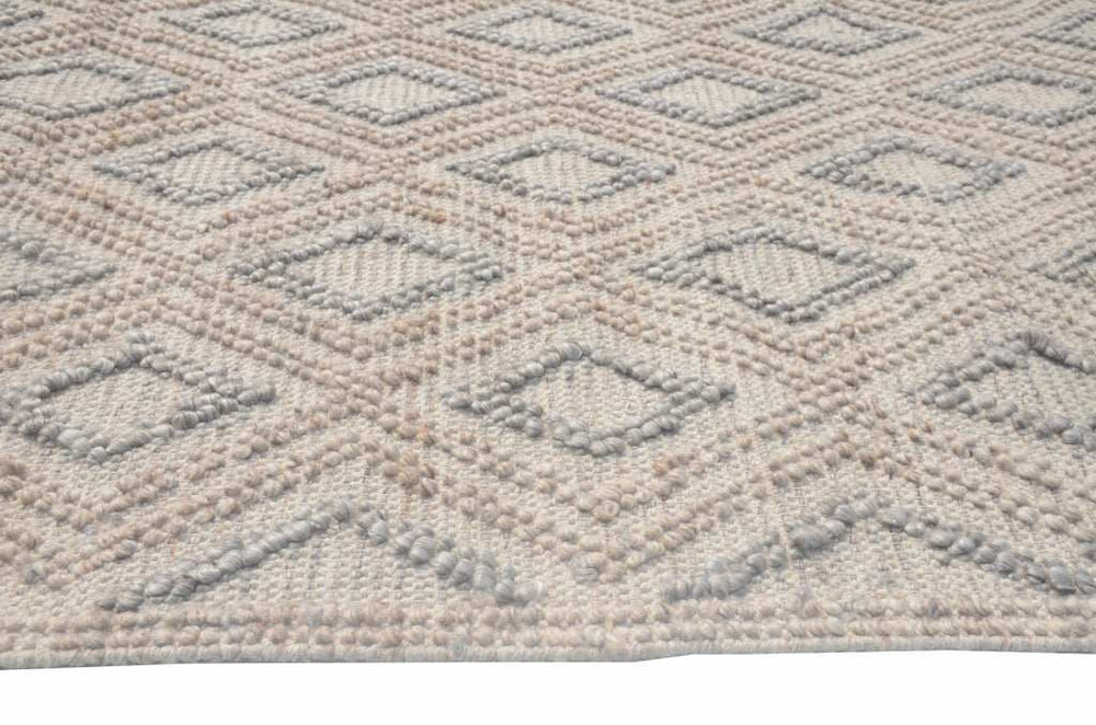 8' X 11' Natural Geometric Handmade Area Rug - Homeroots - Flyclothing LLC