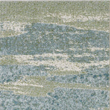 3' X 5' Blue and Green Abstract Area Rug - Homeroots - Flyclothing LLC
