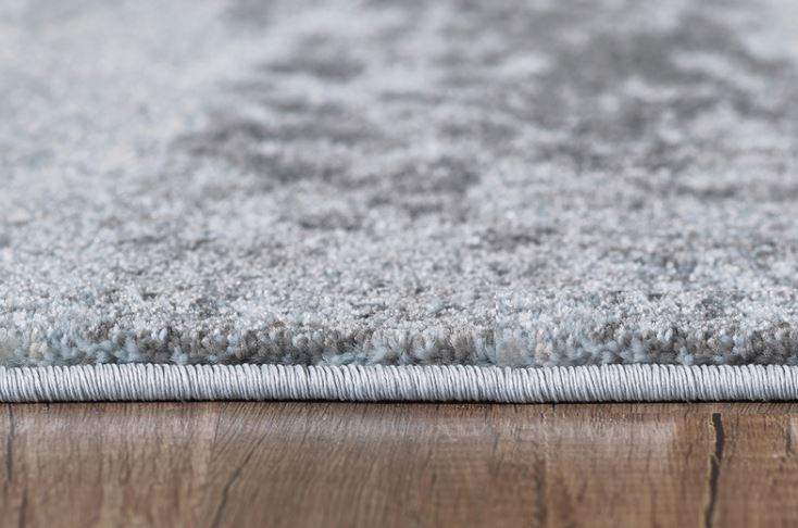5' X 8' Blue and Gray Abstract Area Rug - Homeroots - Flyclothing LLC