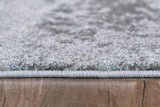 7' X 10' Blue and Gray Abstract Area Rug - Homeroots - Flyclothing LLC