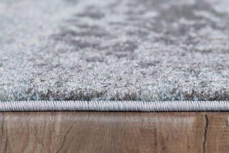 7' X 10' Blue and Gray Abstract Area Rug - Homeroots - Flyclothing LLC