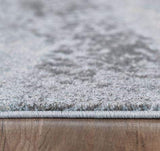 10' X 13' Blue Gray Abstract Mist Modern Area Rug - Homeroots - Flyclothing LLC