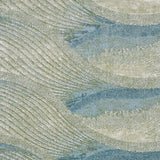 3' X 5' Blue Abstract Area Rug - Homeroots