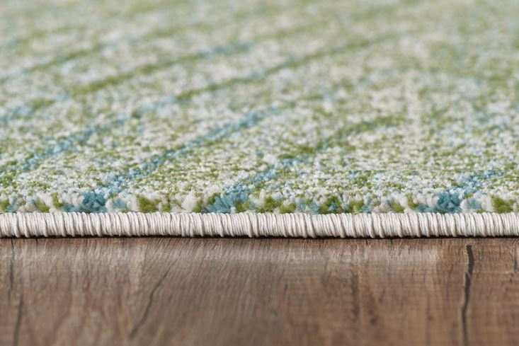 7' X 10' Blue Abstract Area Rug - Homeroots - Flyclothing LLC