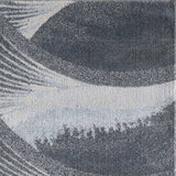 3' X 5' Blue and Gray Abstract Area Rug - Homeroots - Flyclothing LLC