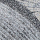 7' X 10' Blue and Gray Abstract Area Rug - Homeroots