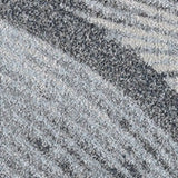 8' X 11' Blue and Gray Abstract Area Rug - Homeroots - Flyclothing LLC