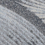 8' X 11' Blue and Gray Abstract Area Rug - Homeroots