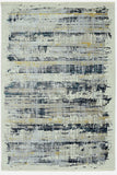 8' Runner Blue Abstract Runner Rug - Homeroots - Flyclothing LLC
