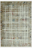 8' Runner Ivory Abstract Runner Rug - Homeroots - Flyclothing LLC