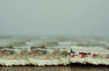8' Runner Ivory Abstract Runner Rug - Homeroots - Flyclothing LLC