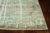 5' X 8' Ivory Abstract Area Rug - Homeroots - Flyclothing LLC