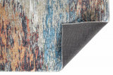 8' X 10' Blue and Beige Abstract Area Rug - Homeroots - Flyclothing LLC
