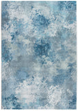 6' X 9' Blue Abstract Area Rug