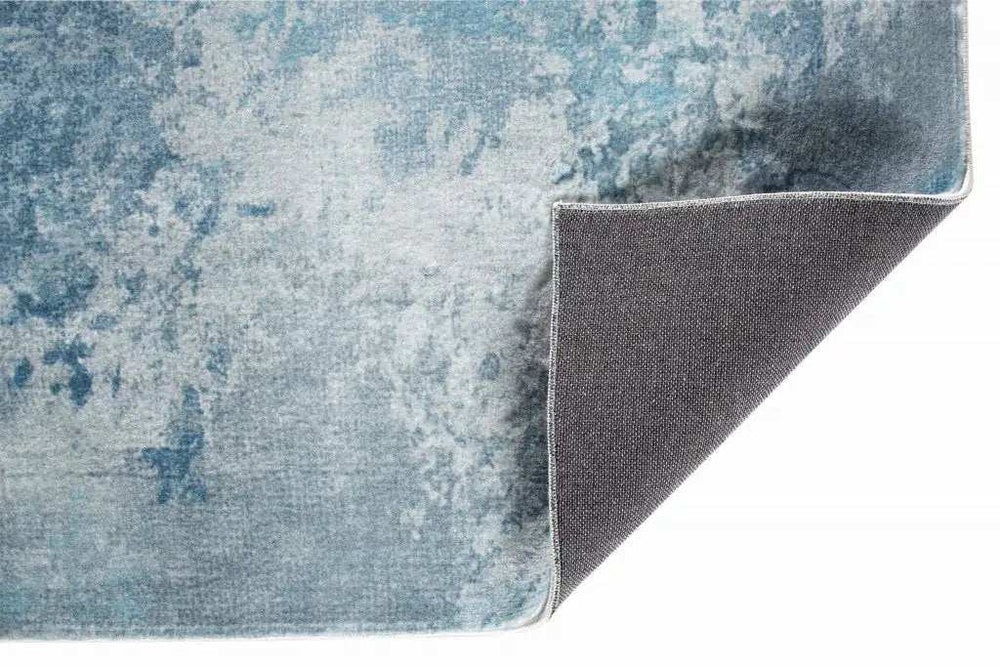 8' X 10' Blue Abstract Area Rug - Homeroots - Flyclothing LLC