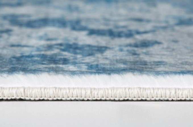 8' X 10' Blue Abstract Area Rug - Homeroots - Flyclothing LLC