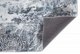8' X 10' Blue and Gray Abstract Area Rug - Homeroots - Flyclothing LLC