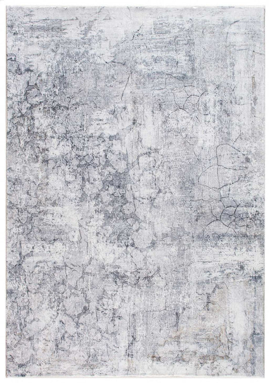 6' X 9' Gray Abstract Area Rug - Homeroots - Flyclothing LLC