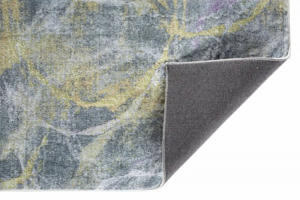 8' X 10' Gray Abstract Area Rug - Homeroots - Flyclothing LLC