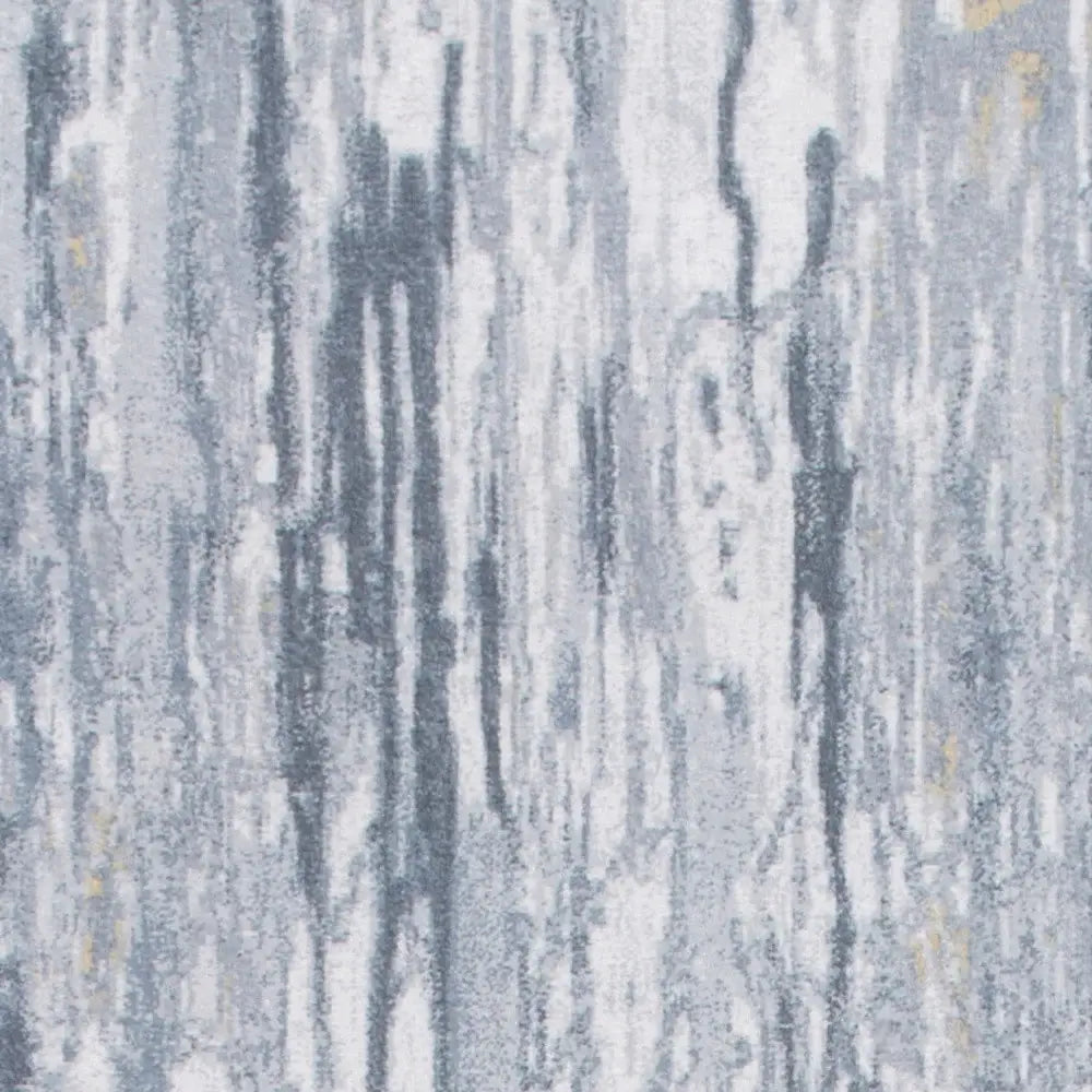 8' Runner Gray Abstract Runner Rug - Homeroots - Flyclothing LLC