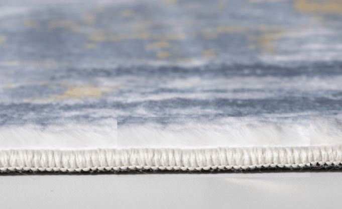 8' Runner Gray Abstract Runner Rug - Homeroots - Flyclothing LLC