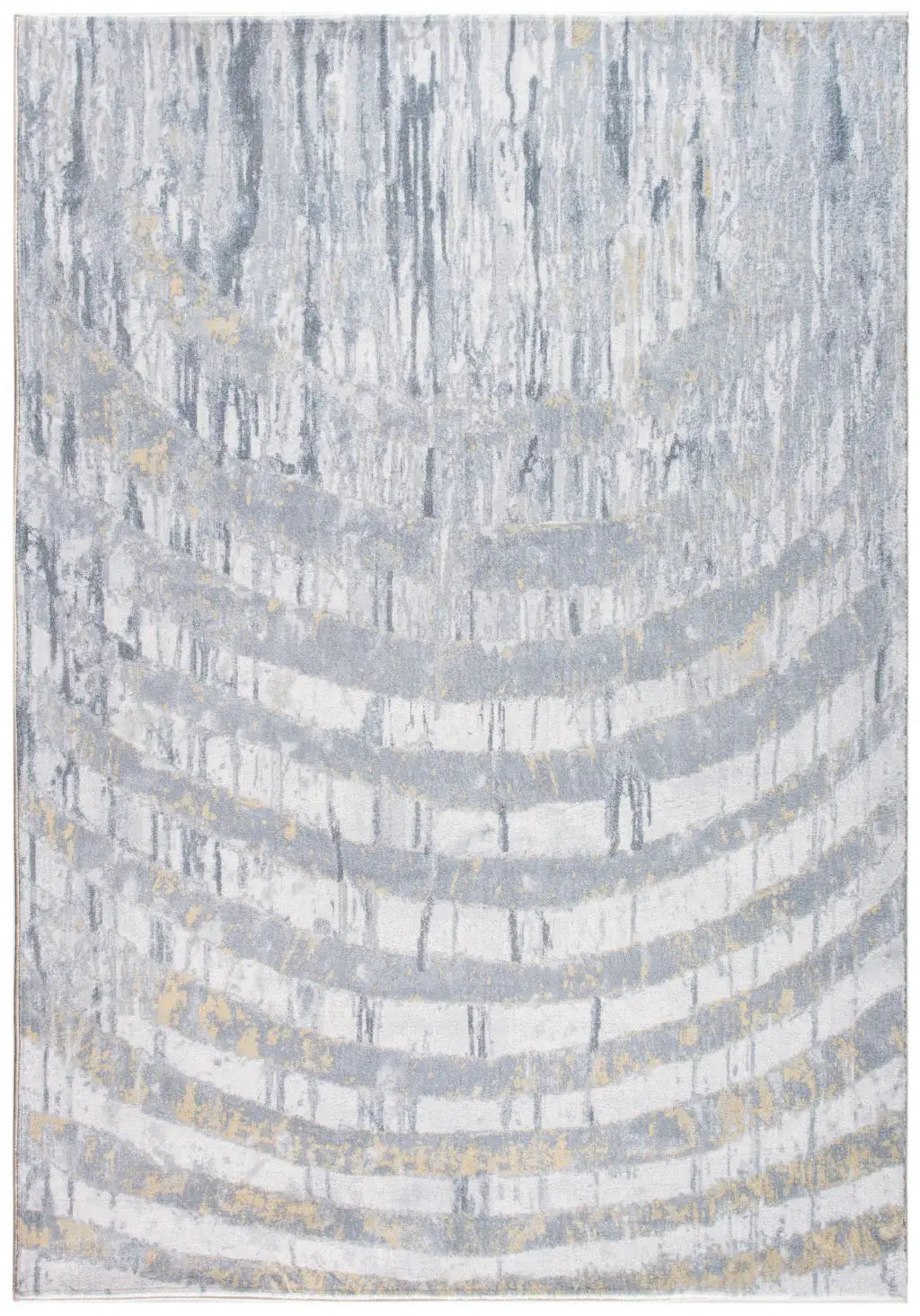 6' X 9' Gray Abstract Area Rug - Homeroots - Flyclothing LLC