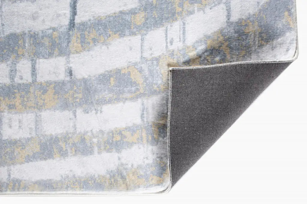 8' X 10' Gray Abstract Area Rug - Homeroots - Flyclothing LLC