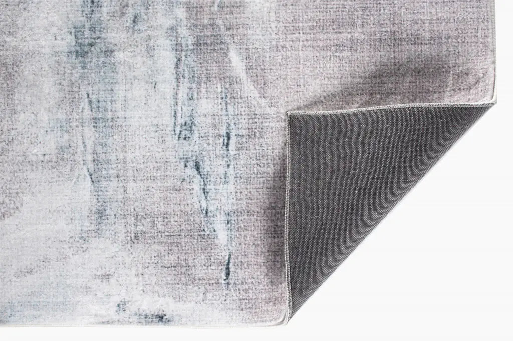 8' Runner Sand Abstract Runner Rug - Homeroots - Flyclothing LLC