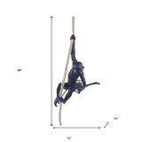 Hanging Monkey on a Rope Pendant  Lamp - Homeroots