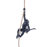 Hanging Monkey on a Rope Pendant  Lamp - Homeroots