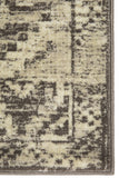 3' X 5' Gray Abstract Area Rug - Homeroots
