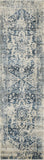 8' Runner Ivory Oriental Runner Rug - Homeroots