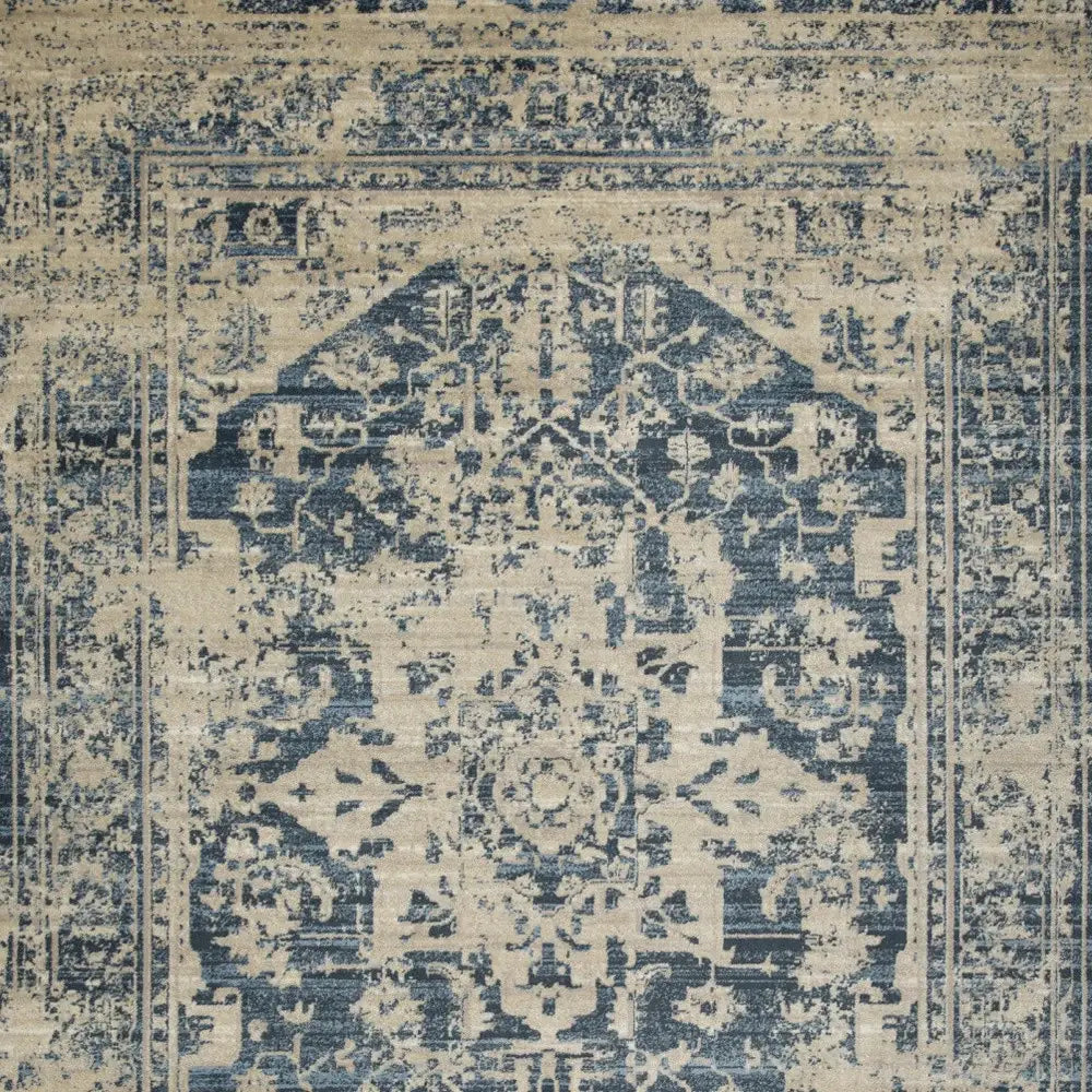3' X 5' Ivory Oriental Area Rug - Homeroots - Flyclothing LLC
