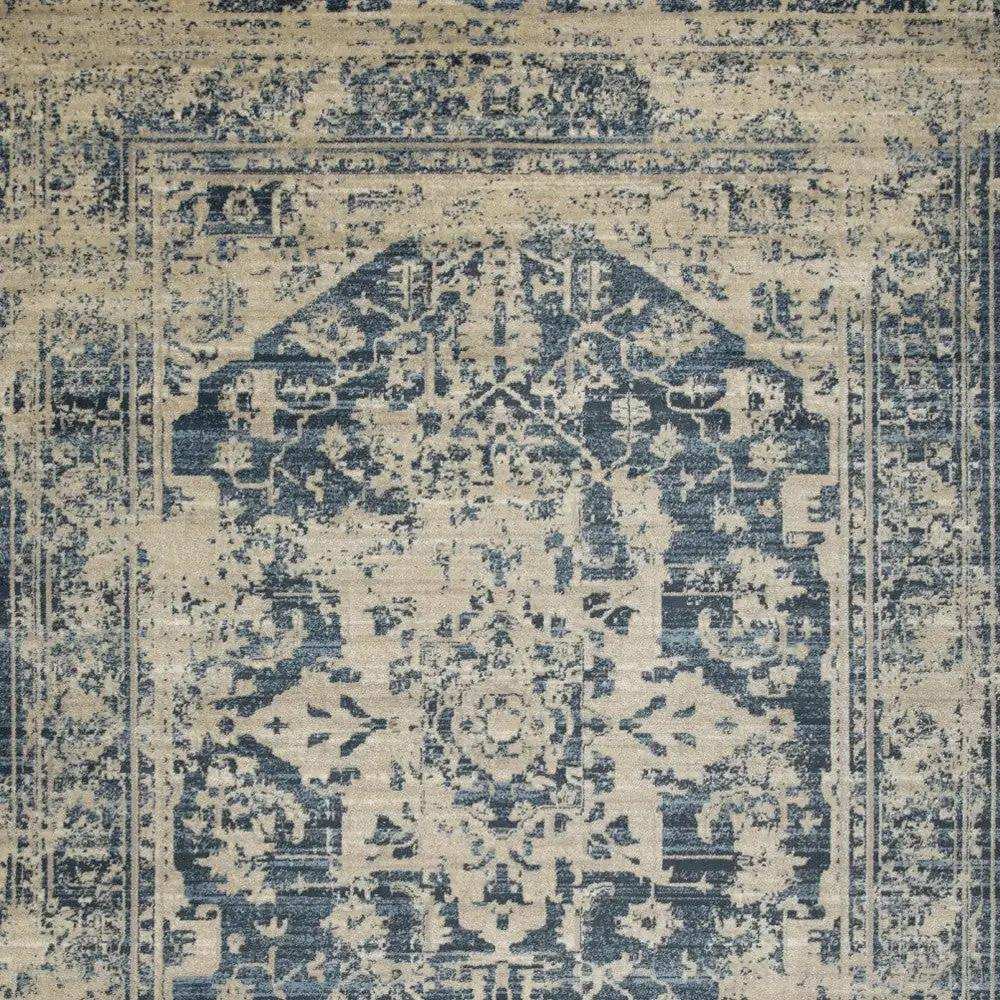 8' X 11' Ivory Oriental Area Rug - Homeroots - Flyclothing LLC