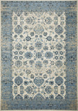 8' Runner Ivory Oriental Runner Rug