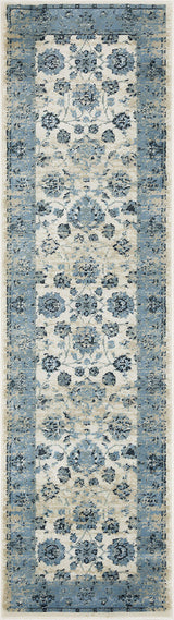 8' Runner Ivory Oriental Runner Rug - Homeroots - Flyclothing LLC