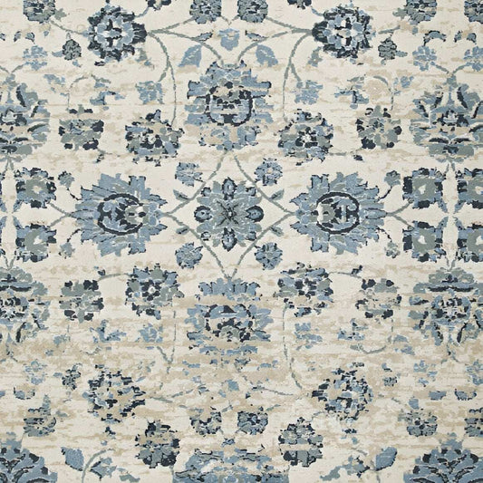 8' Ivory Round Oriental Area Rug - Homeroots - Flyclothing LLC