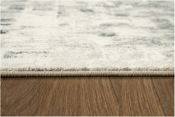 3' X 5' Blue and Beige Abstract Area Rug - Homeroots - Flyclothing LLC