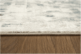 8' X 11' Blue and Beige Abstract Area Rug - Homeroots - Flyclothing LLC
