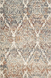 5' X 8' Ivory Oriental Area Rug - Homeroots