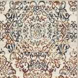 8' Ivory Round Oriental Area Rug - Homeroots - Flyclothing LLC