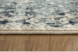3' X 5' Ivory and Blue Oriental Area Rug - Homeroots - Flyclothing LLC