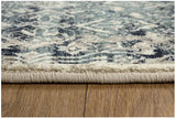 5' X 8' Ivory and Blue Oriental Area Rug - Homeroots - Flyclothing LLC
