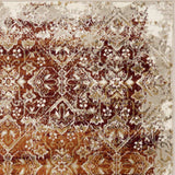 8' Runner Rust Oriental Runner Rug - Homeroots - Flyclothing LLC