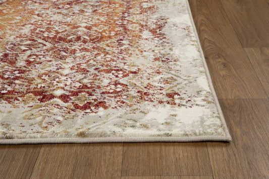 8' X 11' Rust Oriental Area Rug - Homeroots - Flyclothing LLC