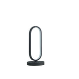 14" Black Metal Desk Led Table Lamp - Homeroots