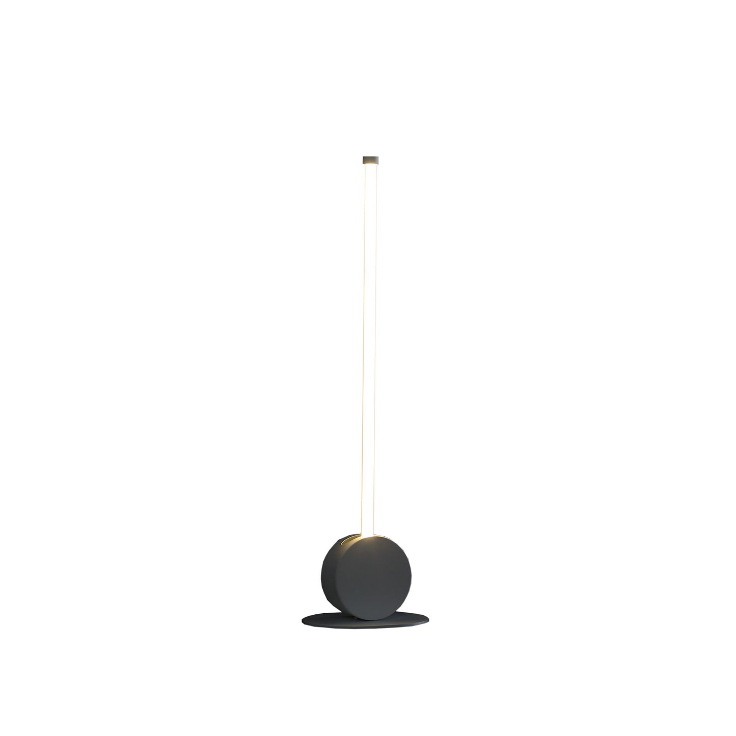 23" White Metal Leaning Stick LED Table Lamp - Homeroots - Flyclothing LLC