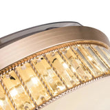 Elegant Crystal Chandelier Retractable Blade Ceiling Fan - Homeroots